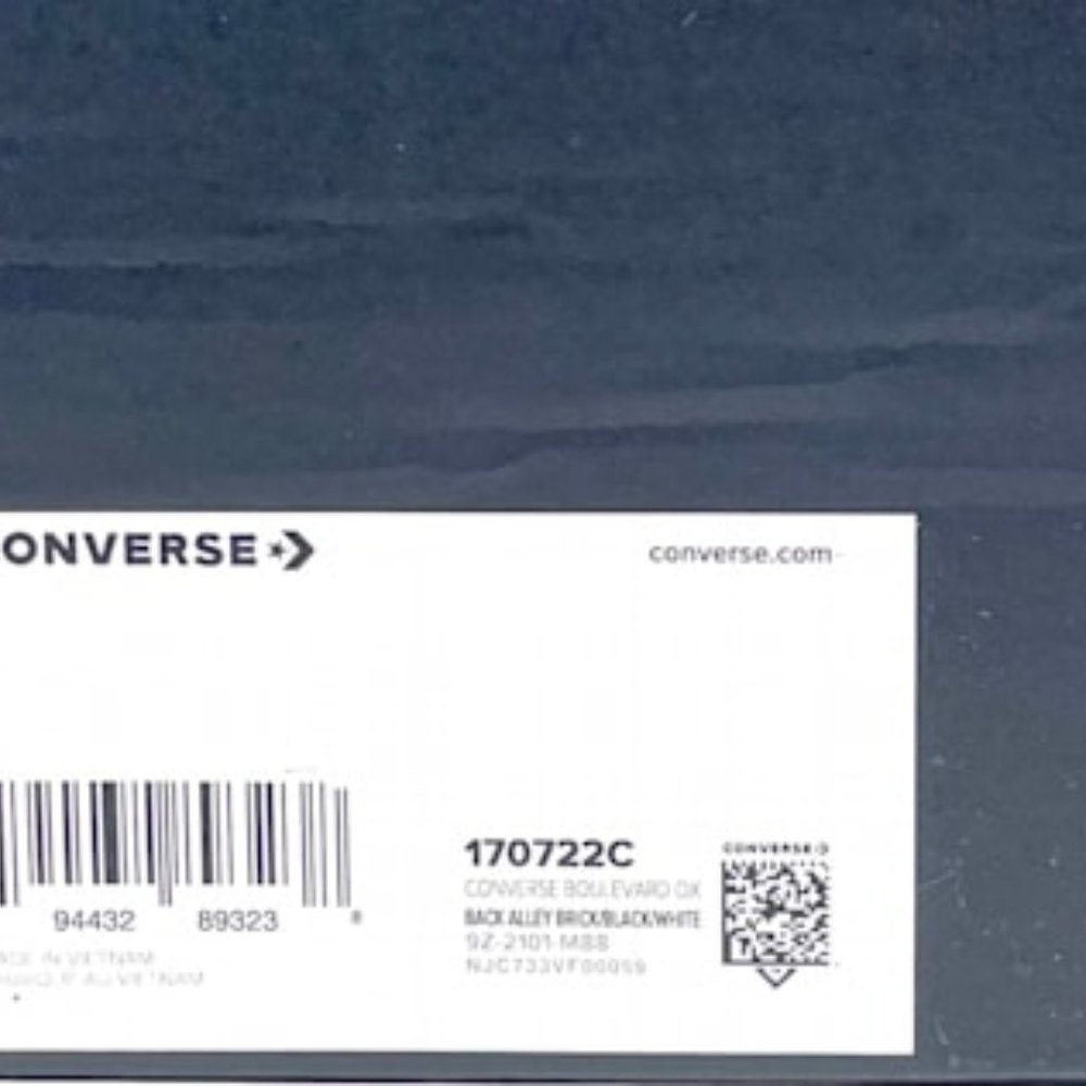 💖MEGA SALE💖Converse Boulevard  Men OX Back Alley Brick White Red  Nubuck 17072 - Picture 12 of 13